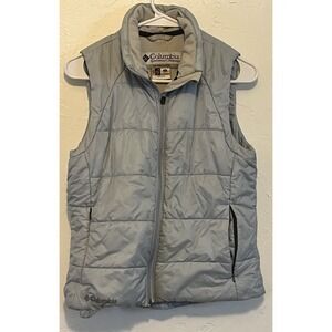 Columbia Titanium Vest Women Small Quilted Full Zip Puffer Sleeveless Jacket